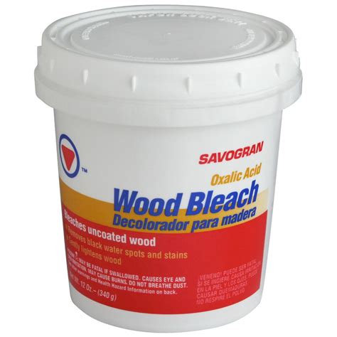 wood bleach home depot